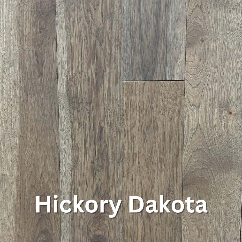 Floorest - 7 1/2 x 3/4 - Hickory Dakota (3MM Top) - Engineered Hardwood - 27.20 SF/b - SPECIAL